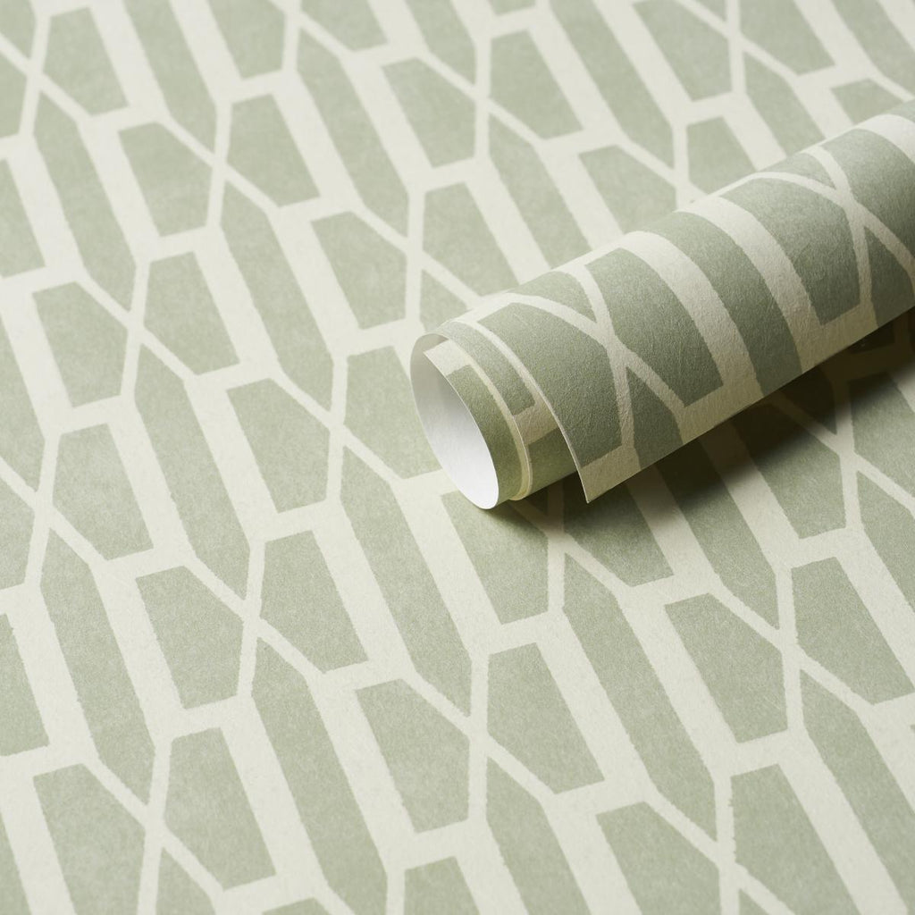 Schumacher Belvedere Celadon Wallpaper