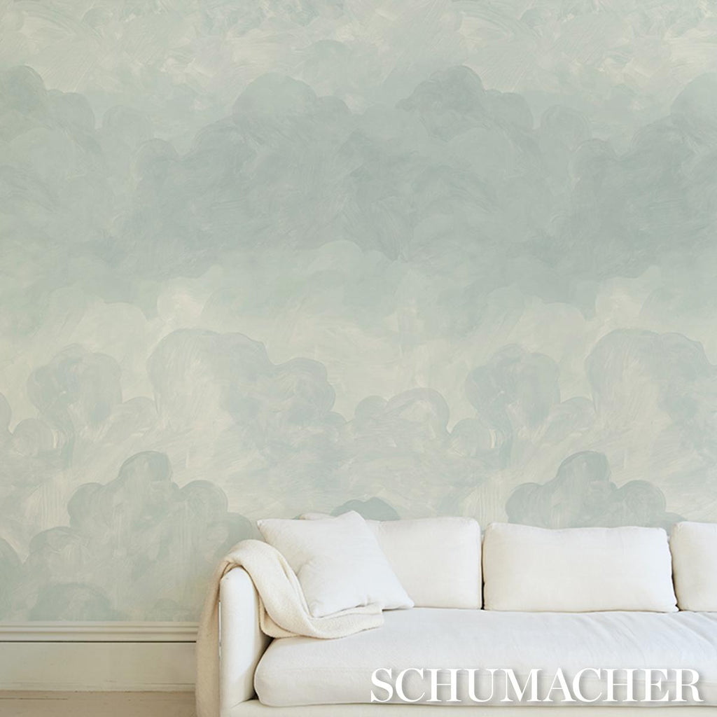 Schumacher Painted Sky Air Wallpaper