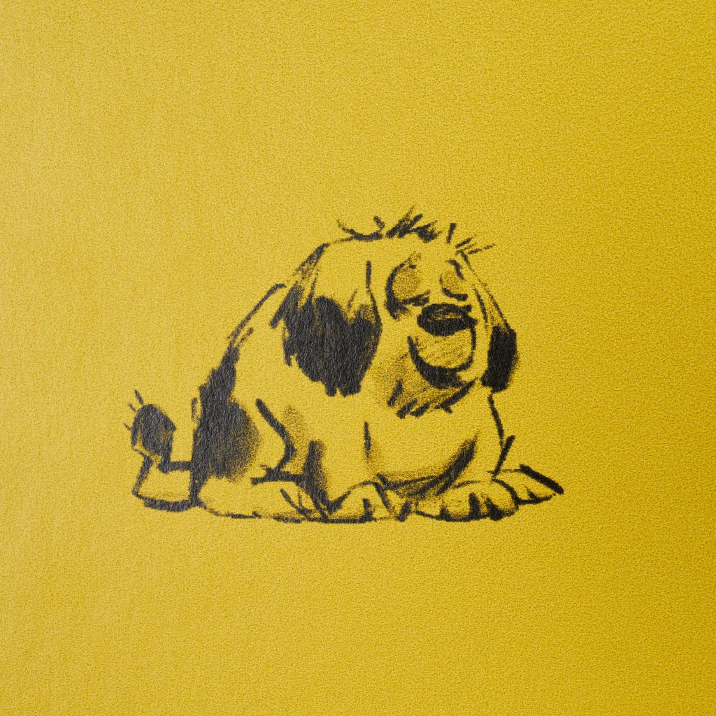 Schumacher Good Dogs Everywhere Taxi-Cab Yellow Wallpaper