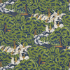 Schumacher Margaret Schloeman'S Fox Chase Navy & Green Wallpaper