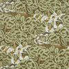 Schumacher Margaret Schloeman'S Fox Chase Sage & Soft Brown Wallpaper