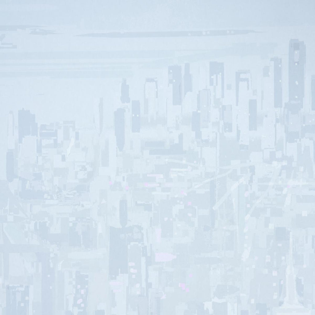 Schumacher Pascal Campion'S New York Skyline Blue Wallpaper