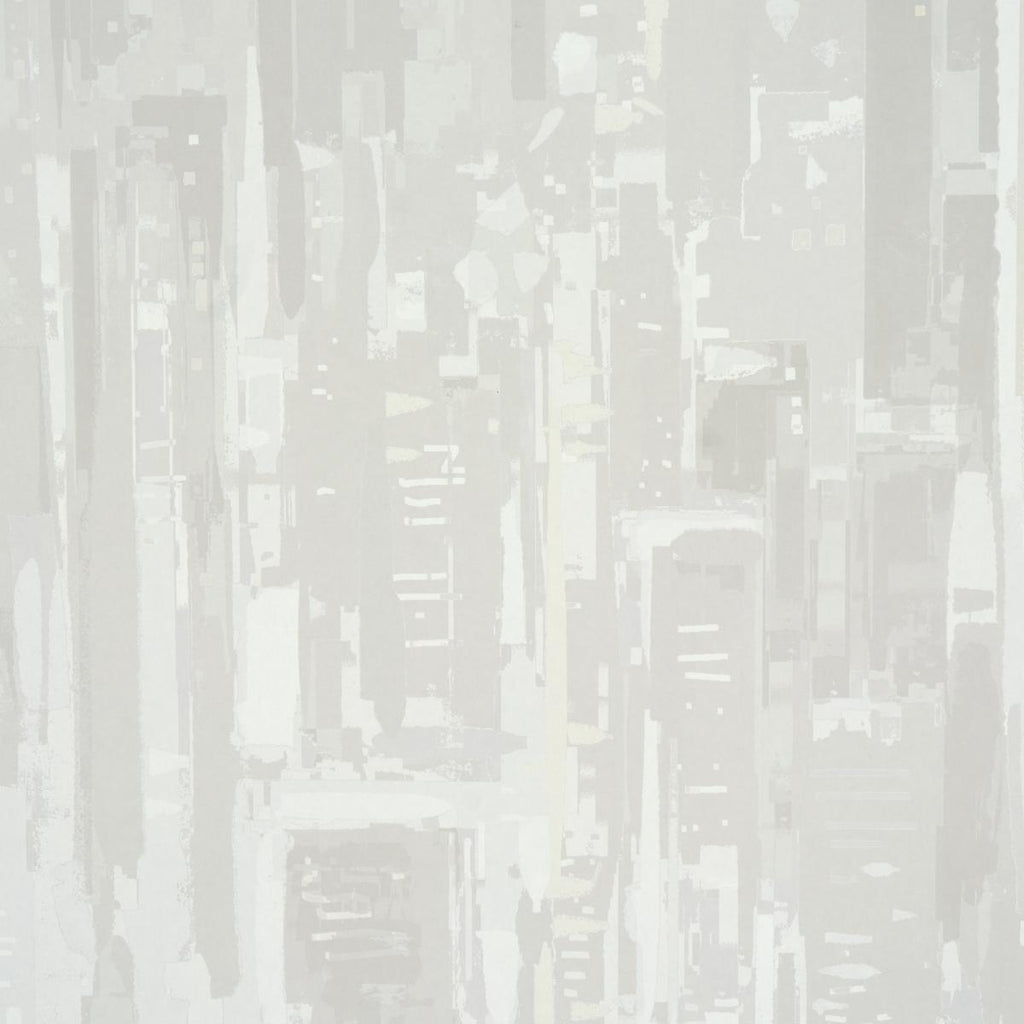 Schumacher Pascal Campion'S New York Skyline Soft Gray Wallpaper