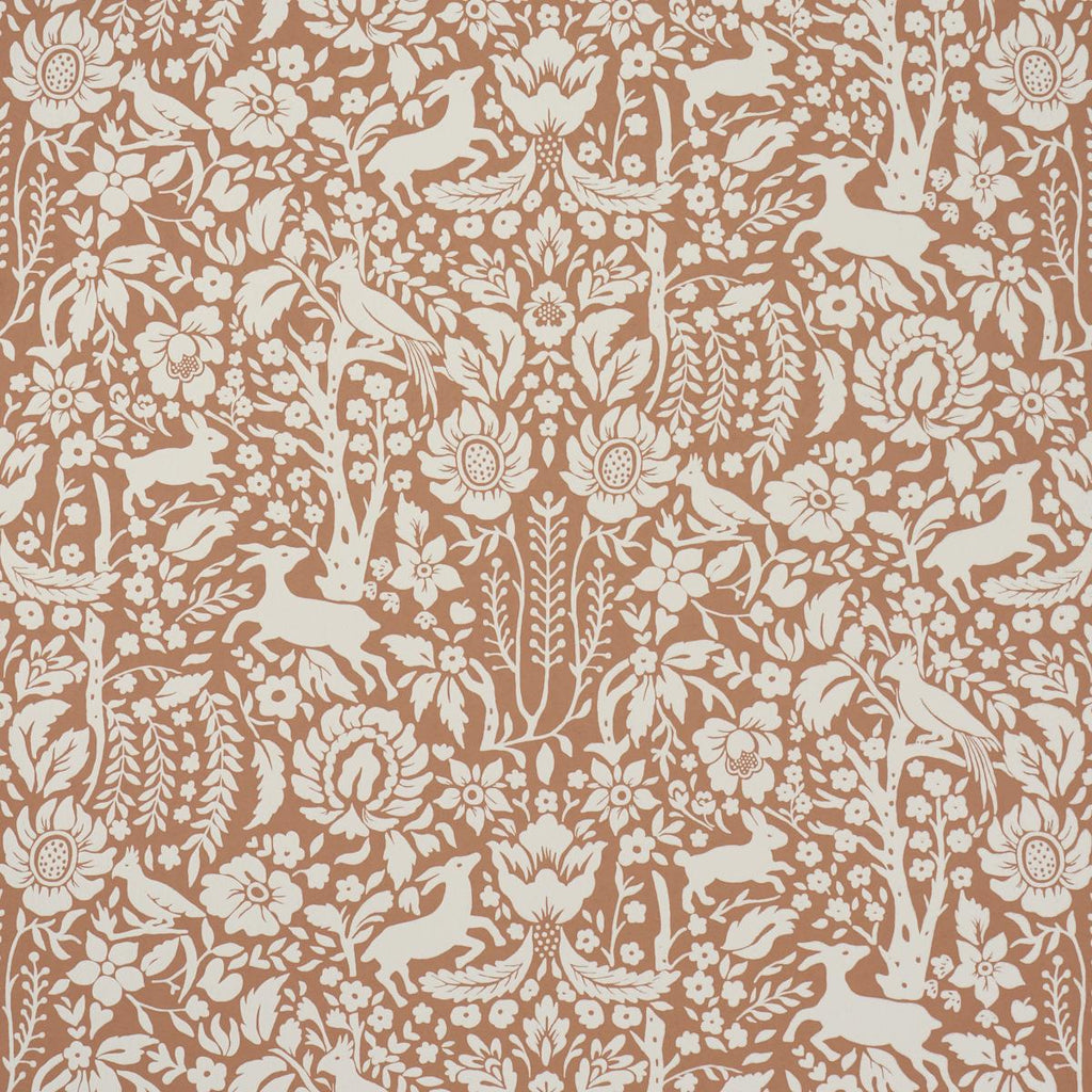 Schumacher Deerfield Spice Wallpaper