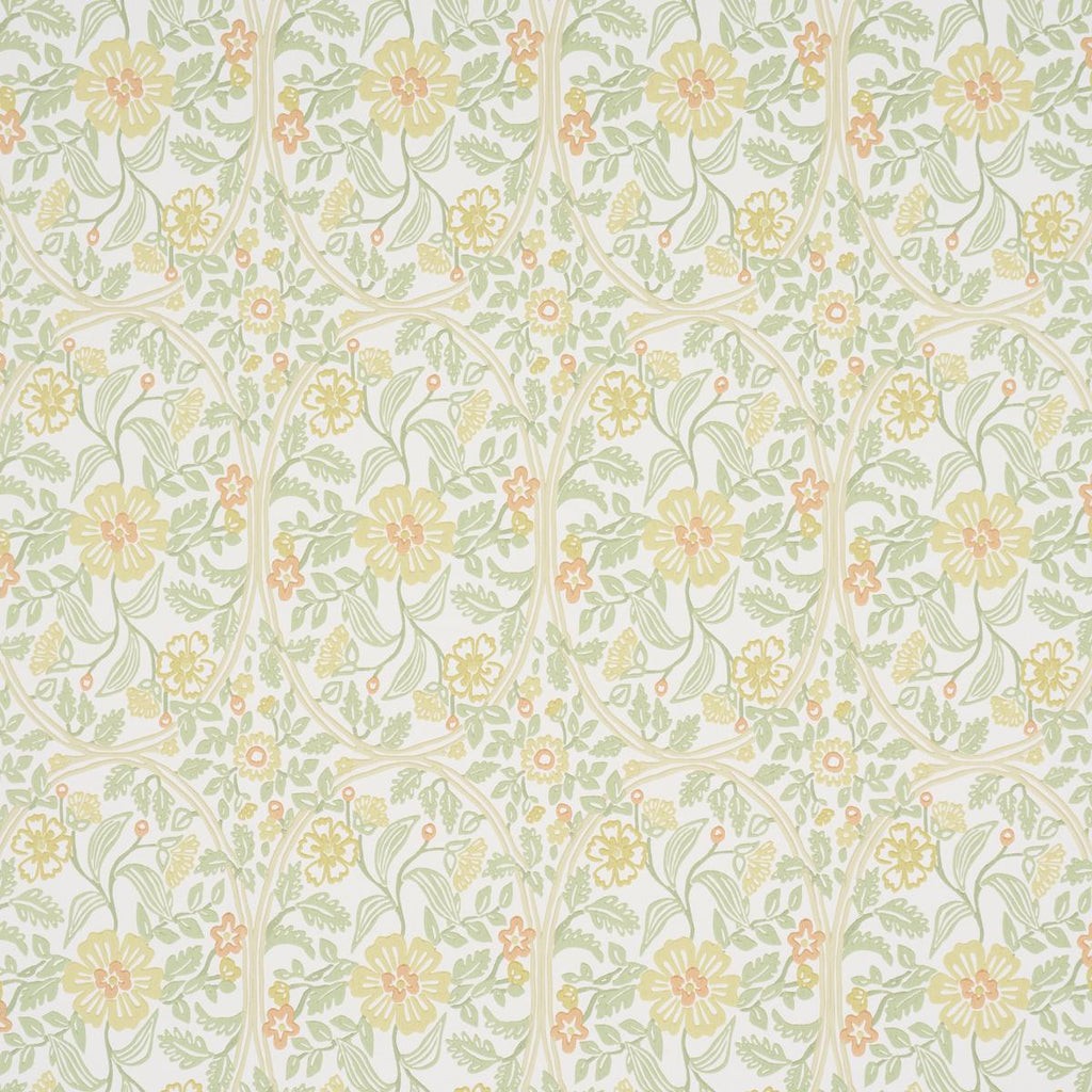 Schumacher Garden Guild Marigold Wallpaper