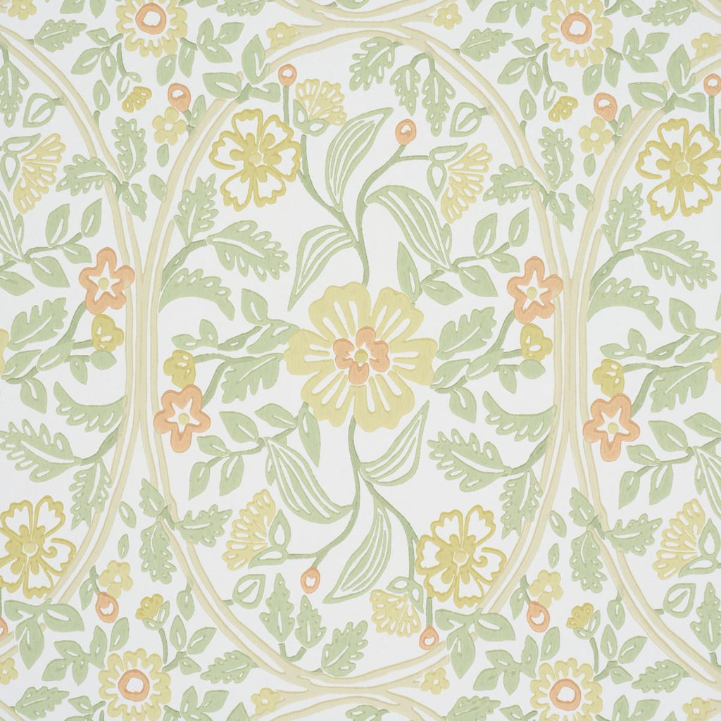 Schumacher Garden Guild Marigold Wallpaper