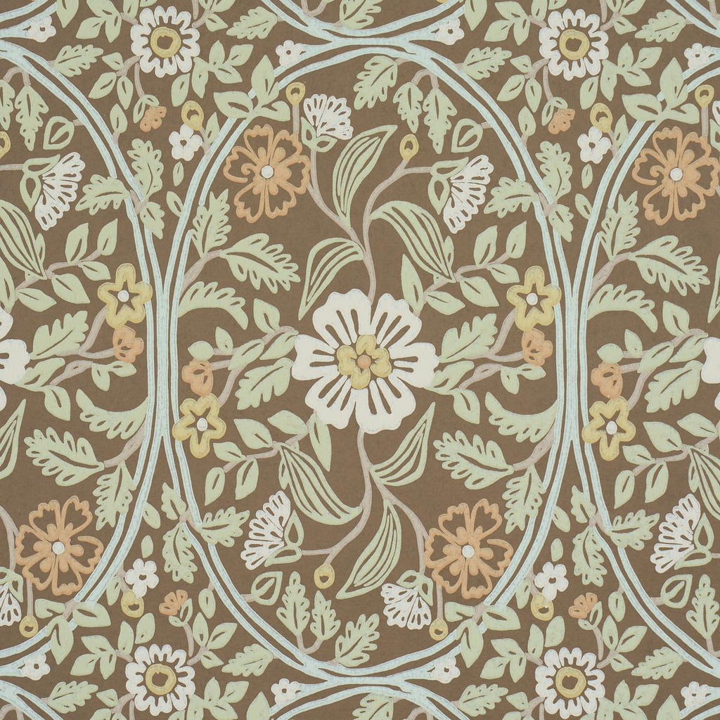 Schumacher Garden Guild Sage Wallpaper