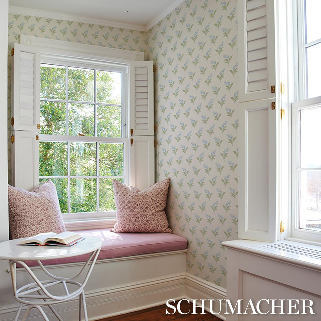 Schumacher Lily Of The Valley Bluebell Wallpaper