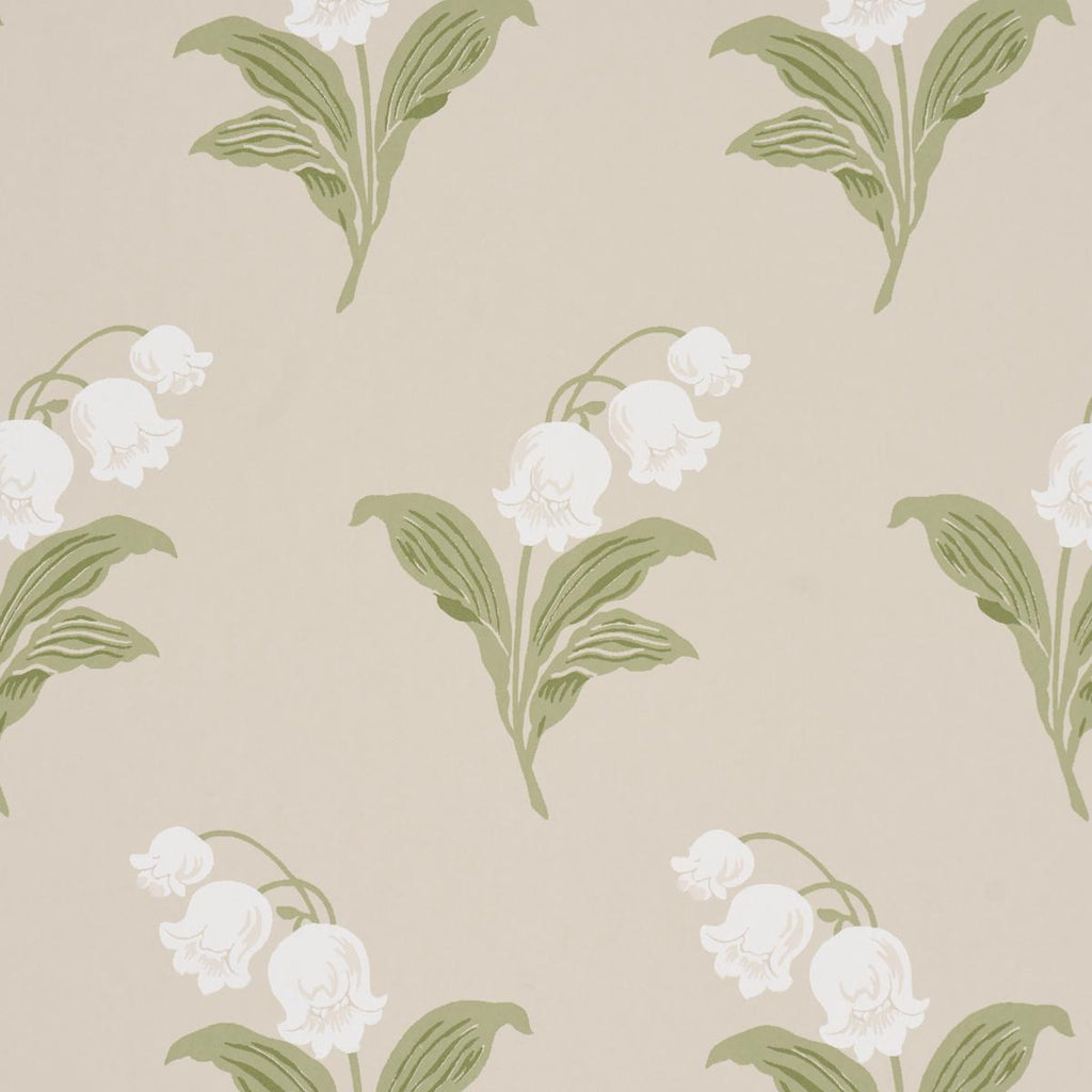 Schumacher Lily Of The Valley Spring Wallpaper