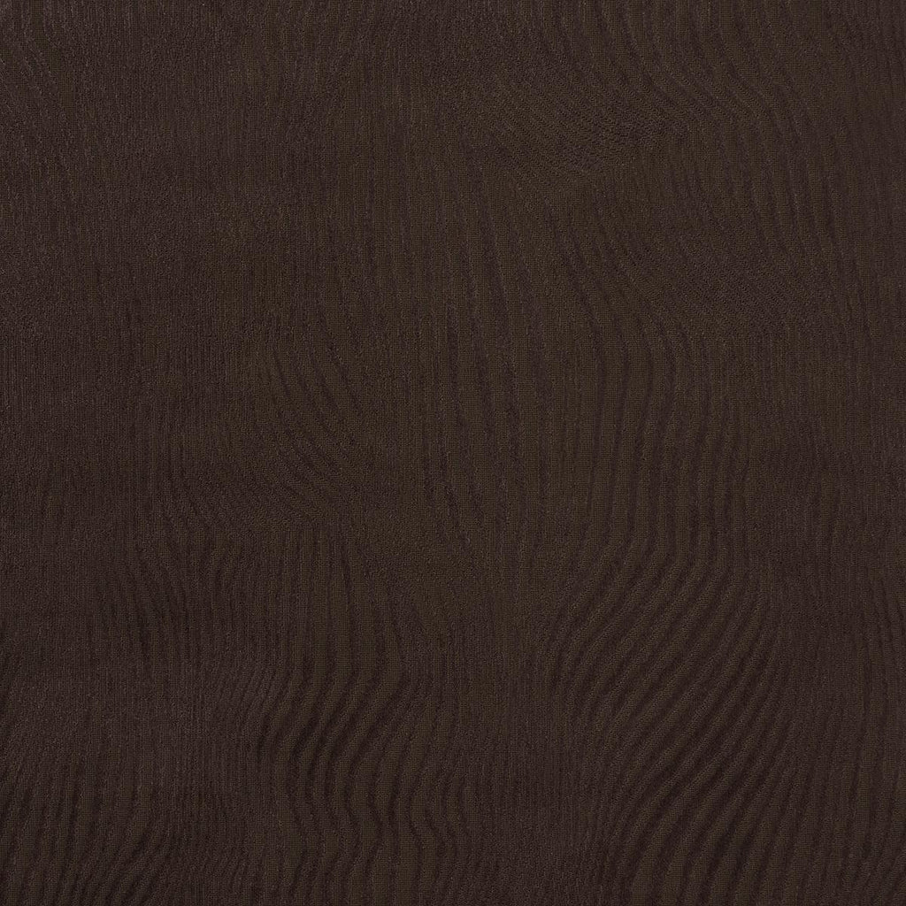 Schumacher Gunta Cut Velvet Espresso Fabric