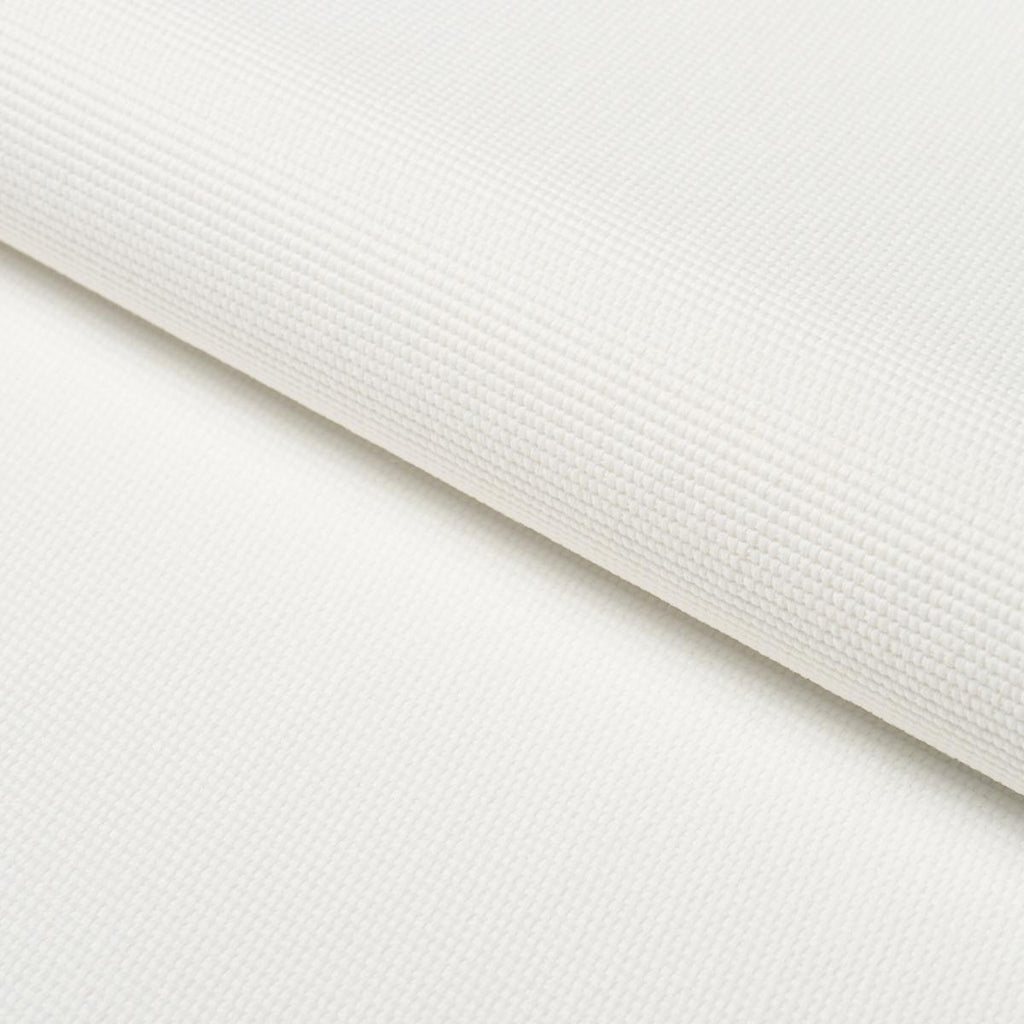 Schumacher Cooper Indoor/Outdoor White Fabric