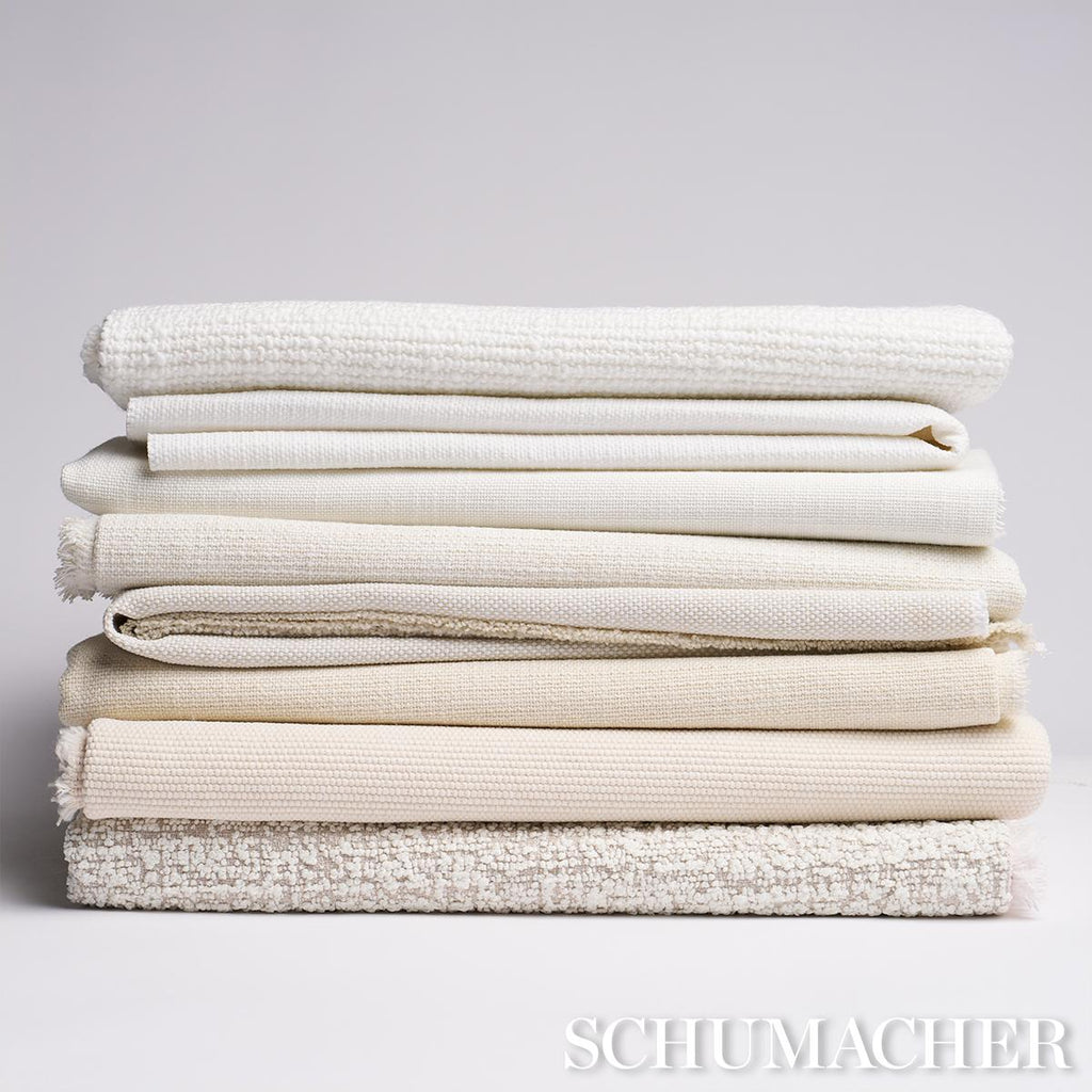 Schumacher Archie Indoor/Outdoor White Fabric