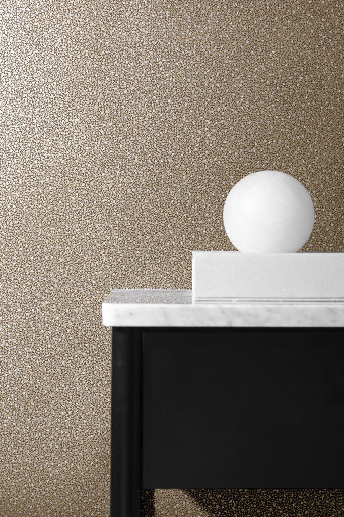 Seabrook Mica Texture Cappucino & Copper Glitter Wallpaper
