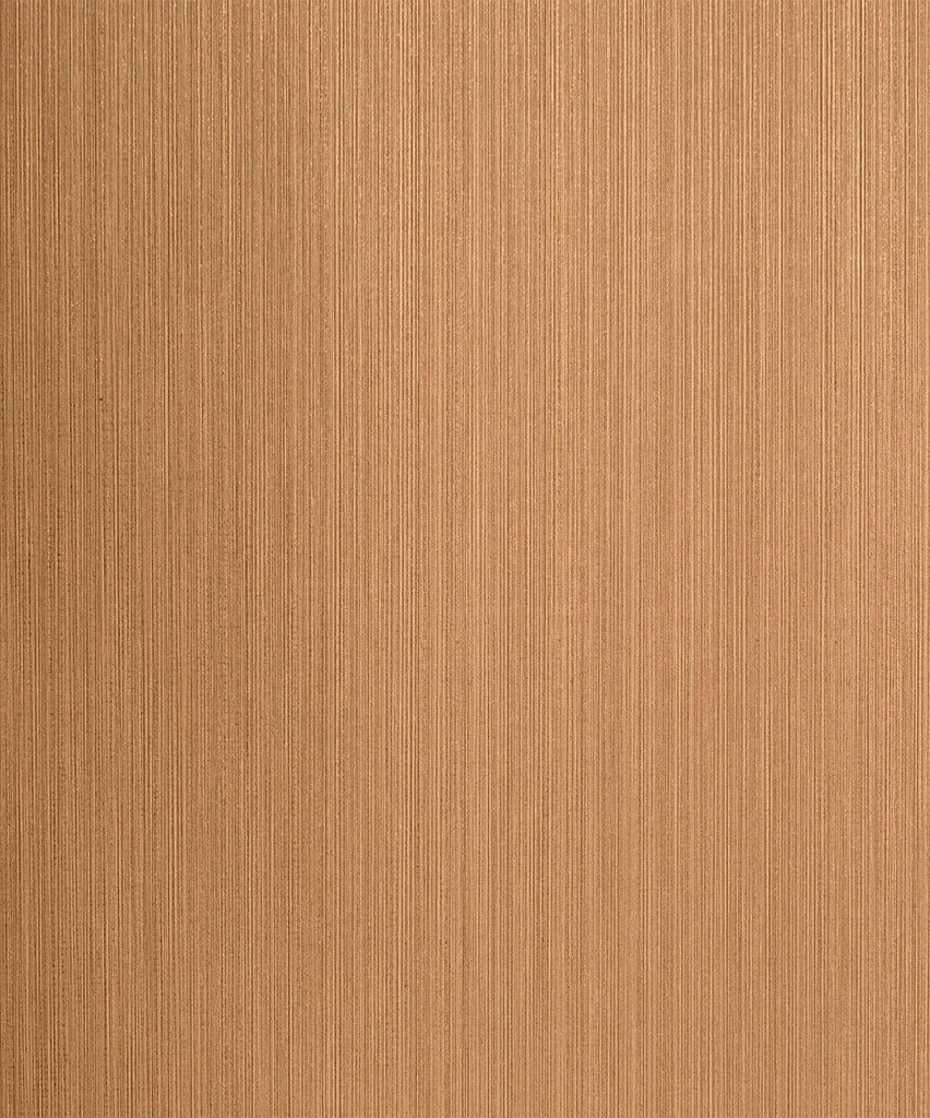 Seabrook Natural Stria Terra Cotta & Glitter Wallpaper