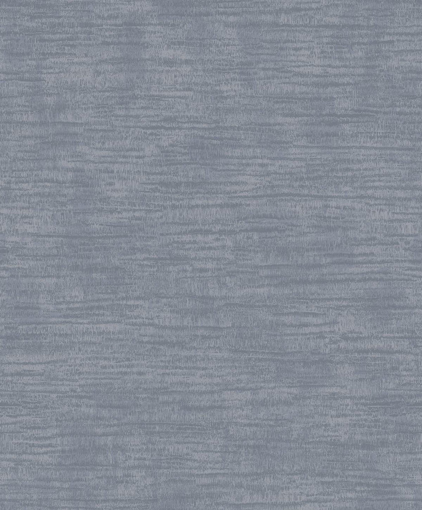 Seabrook Bark Texture Metallic Slate Blue Wallpaper