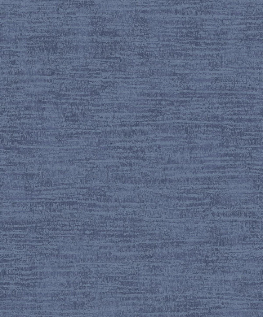 Seabrook Bark Texture Metallic Storm Blue Wallpaper