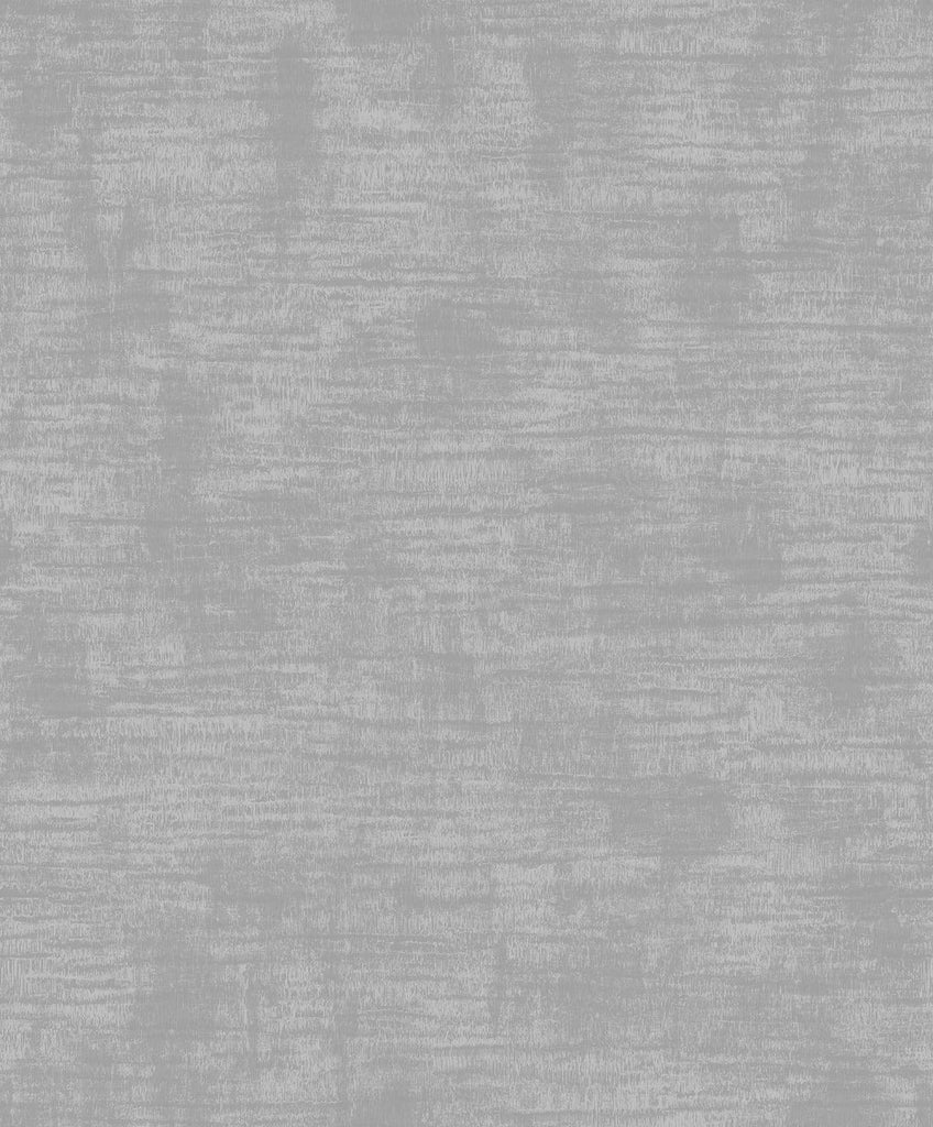 Seabrook Bark Texture Metallic Silver & Cove Gray Wallpaper