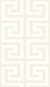 Seabrook Greek Key Metallic Pearl & Cream Wallpaper