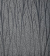 Seabrook Birch Trail Black Satin & Silver Glitter Wallpaper