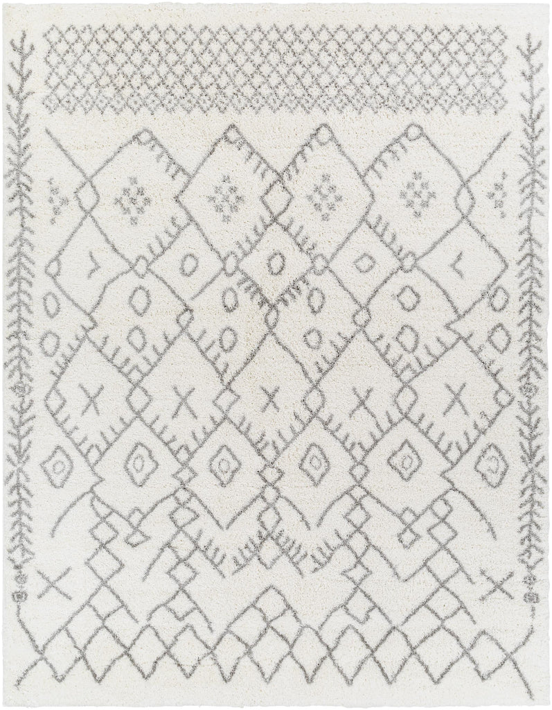 Surya Aliyah Shag ALH-2315 Cream Gray 5'3" x 7'3" Rug