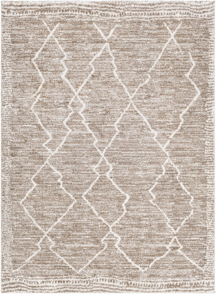 Surya Andorra ARD-2310 Medium Brown Off-White 5'3" x 7'3" Rug