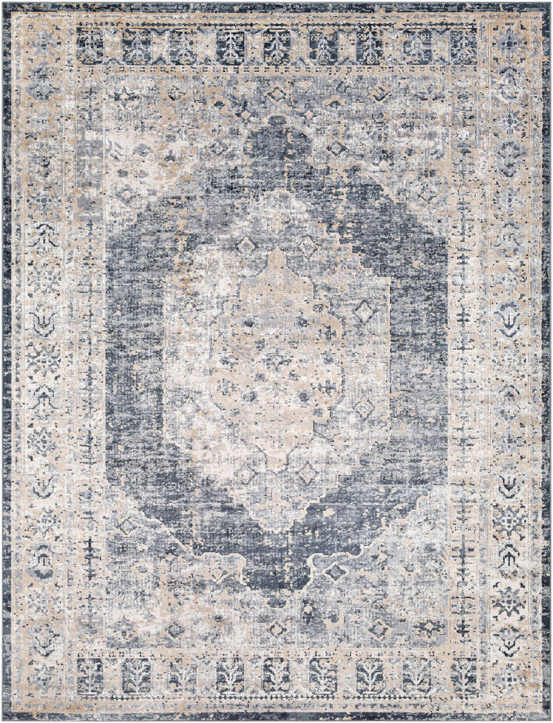 Surya Durham DUR-1015 Black Charcoal 2' x 2'11" Rug