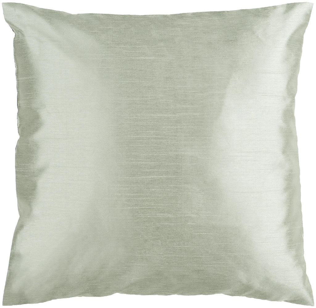 Surya Solid Luxe HH-031 Sage 18"H x 18"W Pillow Cover