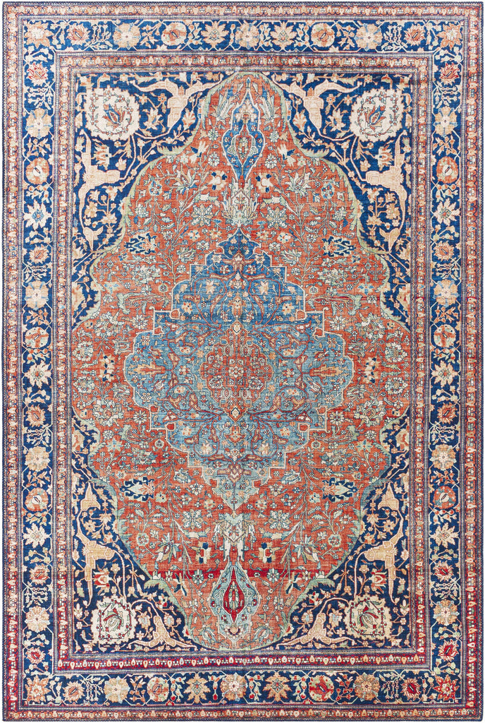 Surya Iris IRS-2333 Blue Dark Blue 5' x 7'6" Rug