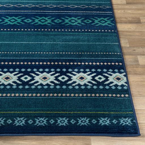 Surya Paramount PAR-1120 Aqua Cream 2'2" x 7'7" Rug