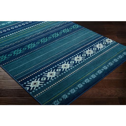 Surya Paramount PAR-1120 Aqua Cream 2'2" x 7'7" Rug