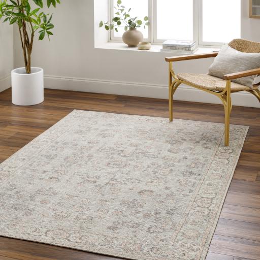 Surya Olympic PNWOL-2303 Brown Charcoal 2'7" x 12' Rug