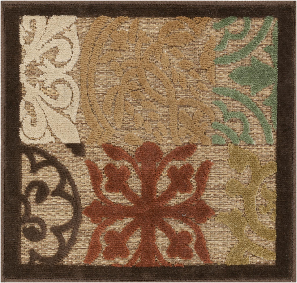 Surya Portera PRT-1002 Beige Brown 2'6" x 7'10" Rug