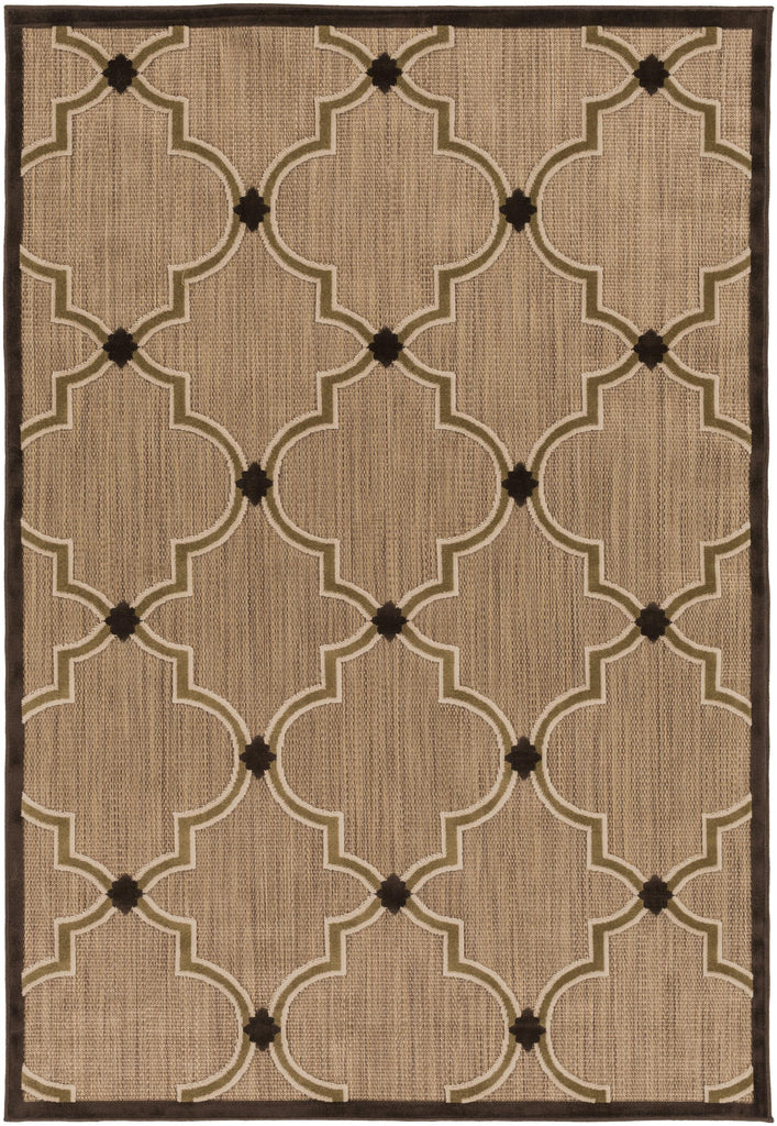 Surya Portera PRT-1048 Beige Brown 4'7" x 6'7" Rug