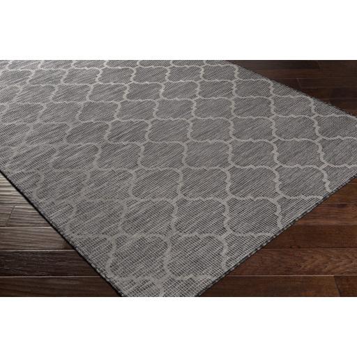 Surya Pasadena PSA-2339 Black Charcoal 5'1" x 7' Rug