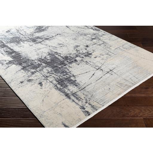 Surya Valour VOR-2306 Charcoal Ink Blue 3'11" x 5'7" Rug