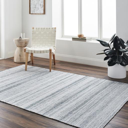 Surya Verna VRA-2301 Black Blue 15' x 50' Rug