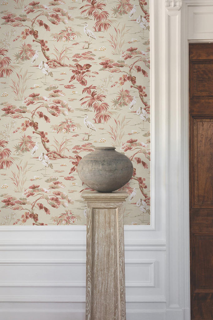 Ronald Redding Designs Bridgewater Pink Wallpaper