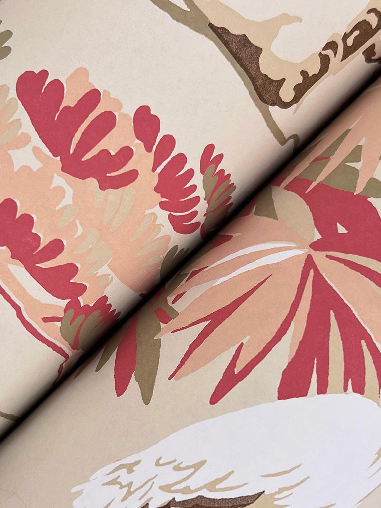 Ronald Redding Designs Bridgewater Pink Wallpaper