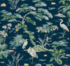 Ronald Redding Designs Bridgewater Navy Wallpaper