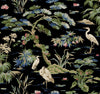 Ronald Redding Designs Bridgewater Black Wallpaper