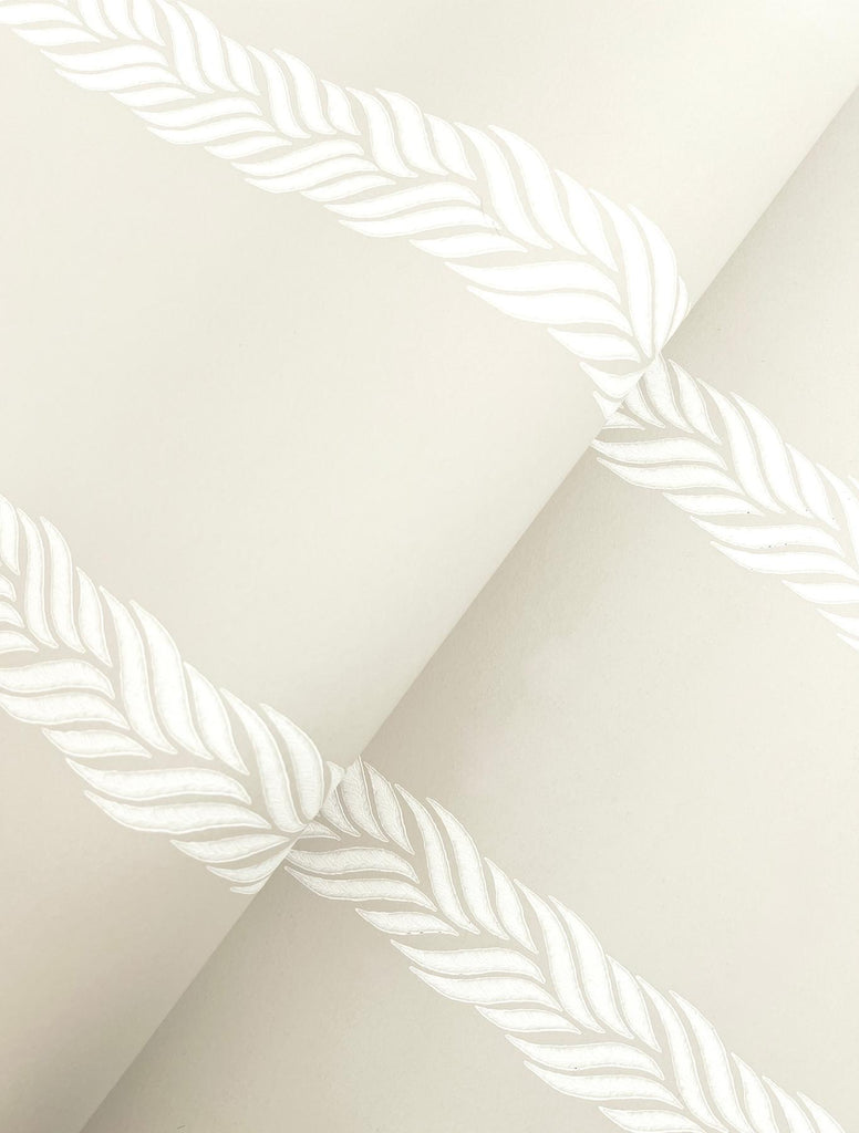 Ronald Redding Designs Braided Stripe Brown Wallpaper