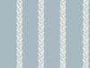 Ronald Redding Designs Braided Stripe Blue Wallpaper