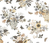 Rifle Paper Co. Flower Studies Grey Wallpaper