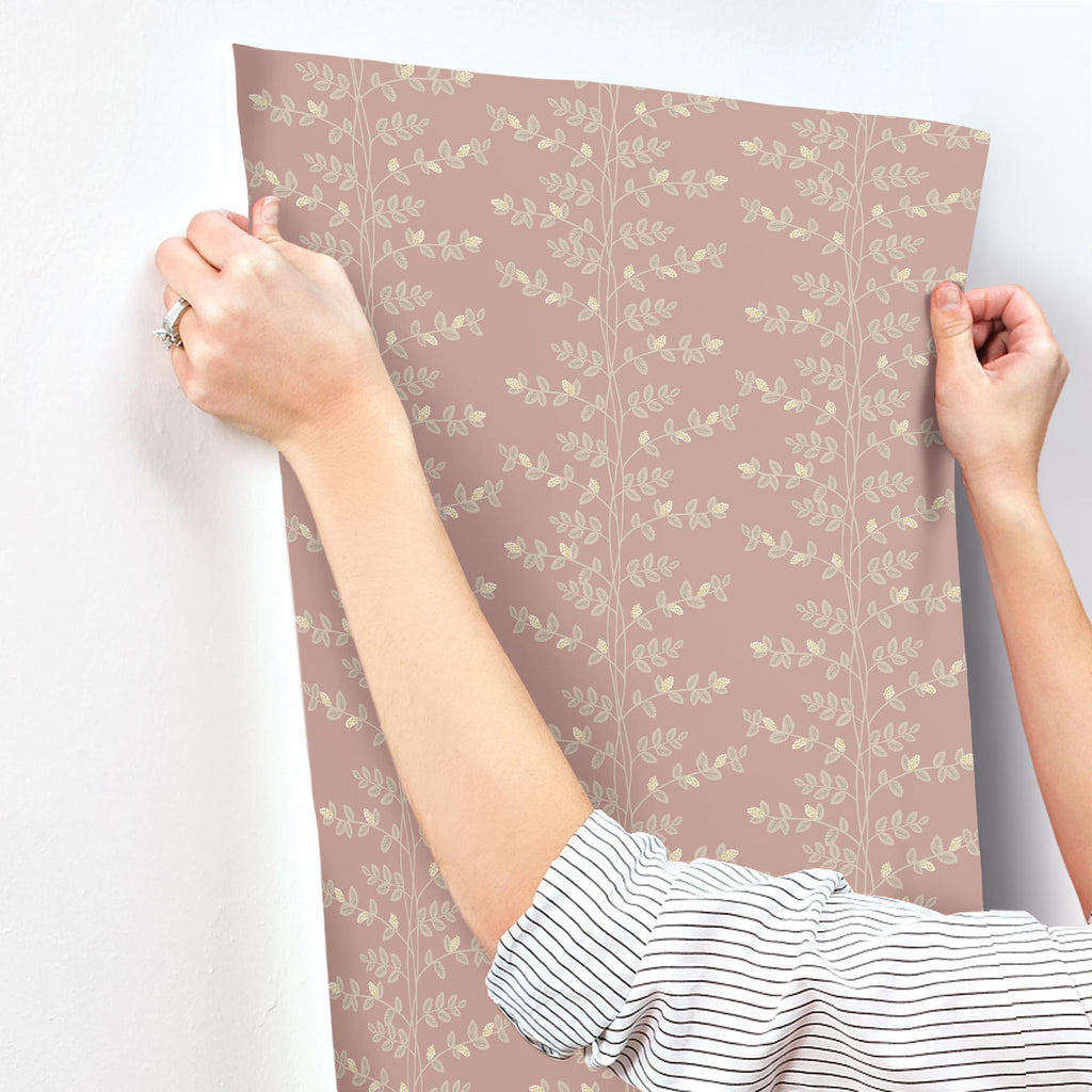 Rifle Paper Co. Climbing Vine Pink Wallpaper