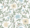 Rifle Paper Co. Aster Green Wallpaper