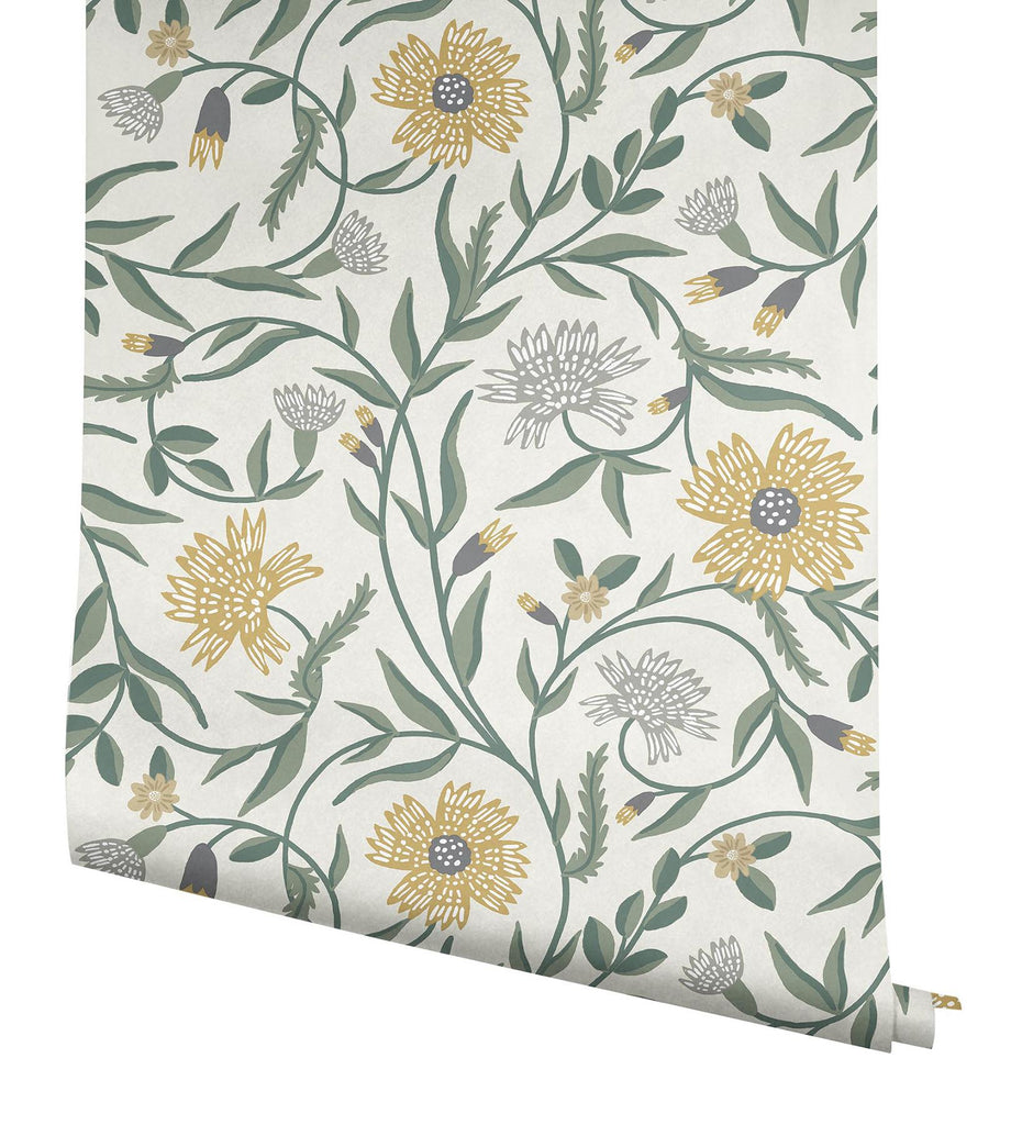 Rifle Paper Co. Aster Yellow Wallpaper