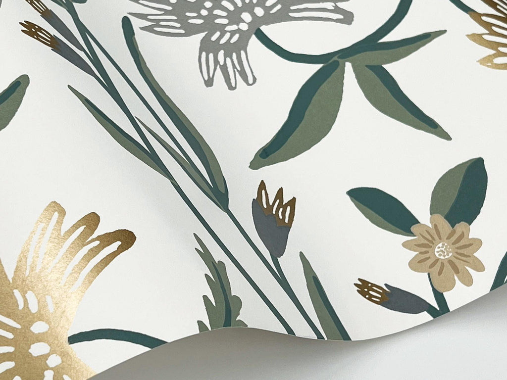 Rifle Paper Co. Aster Yellow Wallpaper