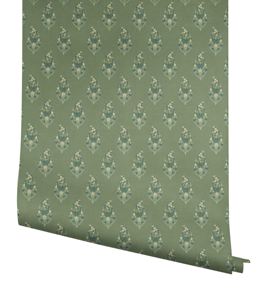 Rifle Paper Co. Paisley Green Wallpaper