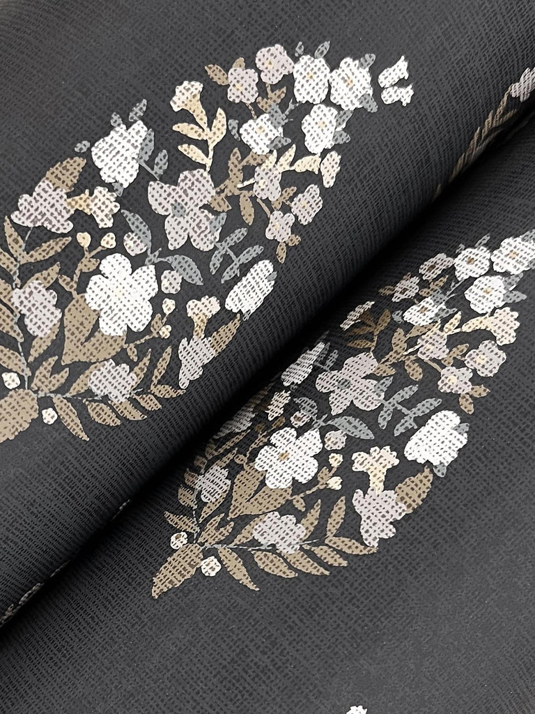 Rifle Paper Co. Paisley Black Wallpaper