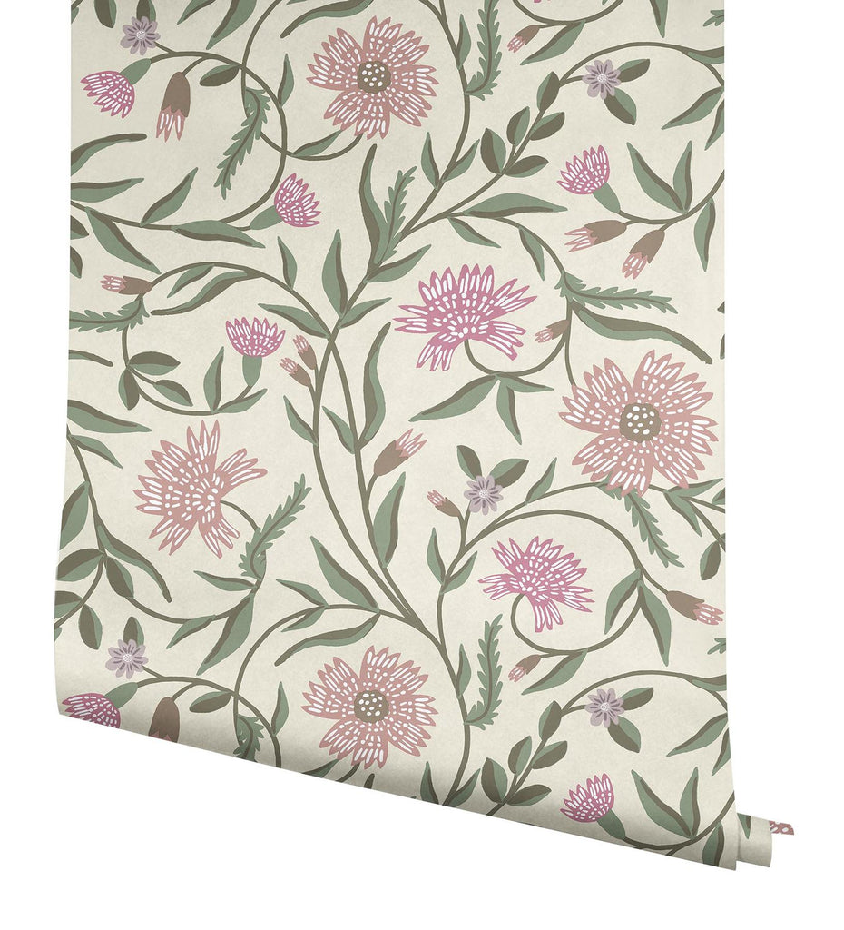 Rifle Paper Co. Aster Purple Wallpaper